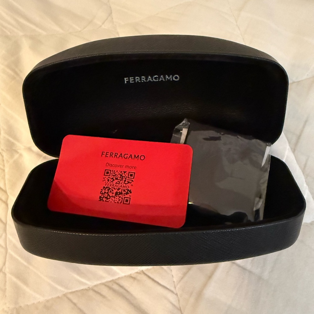 Ferragamo Black Sunglasses Case